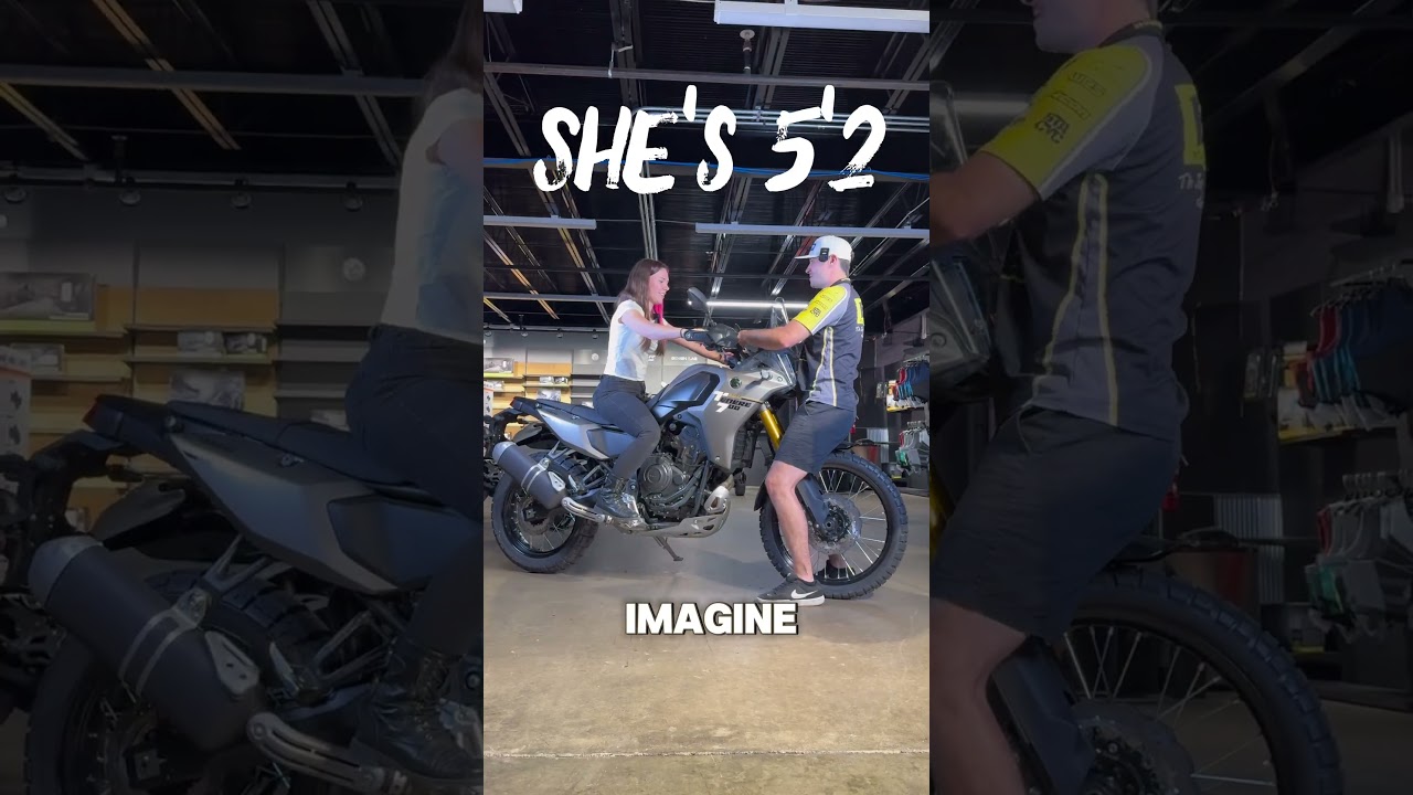 5'2 GIRL против TENERE 700!? #tenere700 #adventurebike #bikereview