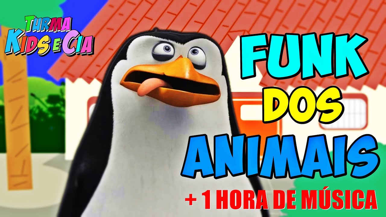 FUNK DOS ANIMAIS + 1 HORA DE MÚSICAS ANIMADAS INFANTIL
