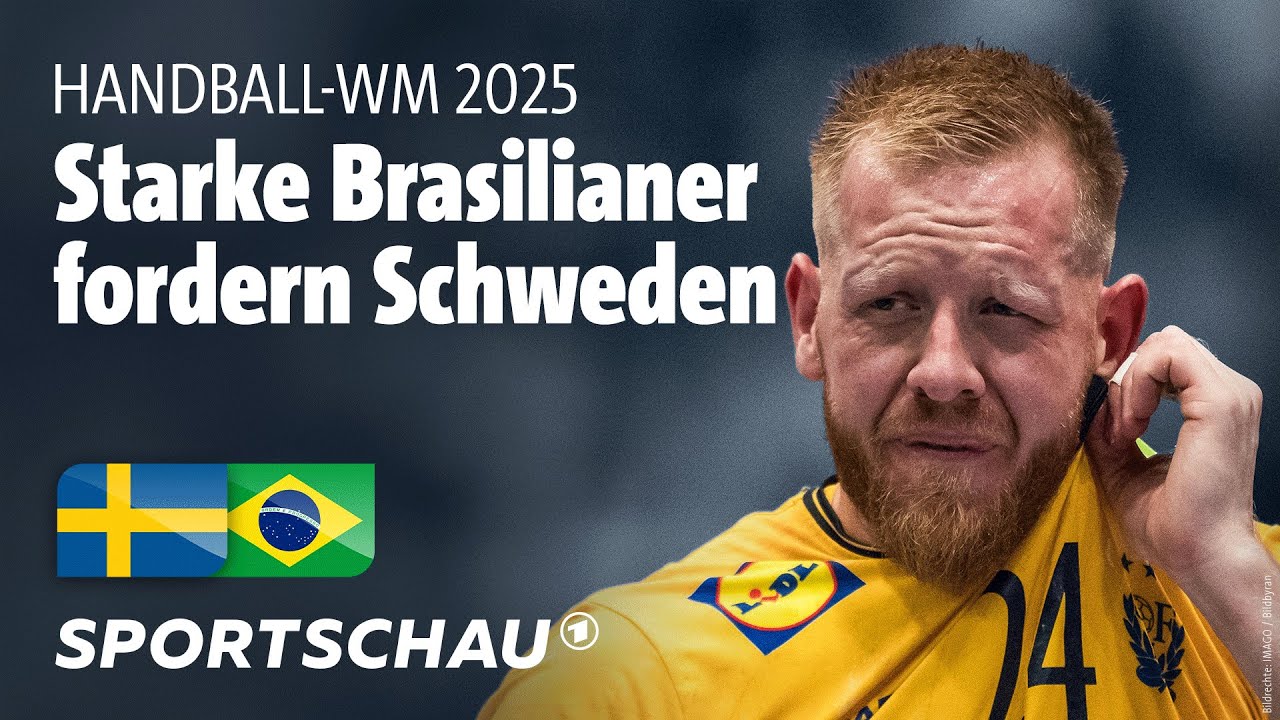 Schweden - Brasilien Highlights | Handball-WM 2025 | Sportschau