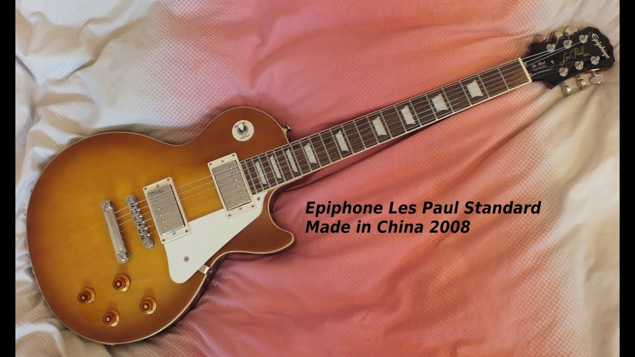 Epiphone Les Paul Standard 2008 - nie taki Chińczyk straszny -  FILMIKI O GITARACH 621