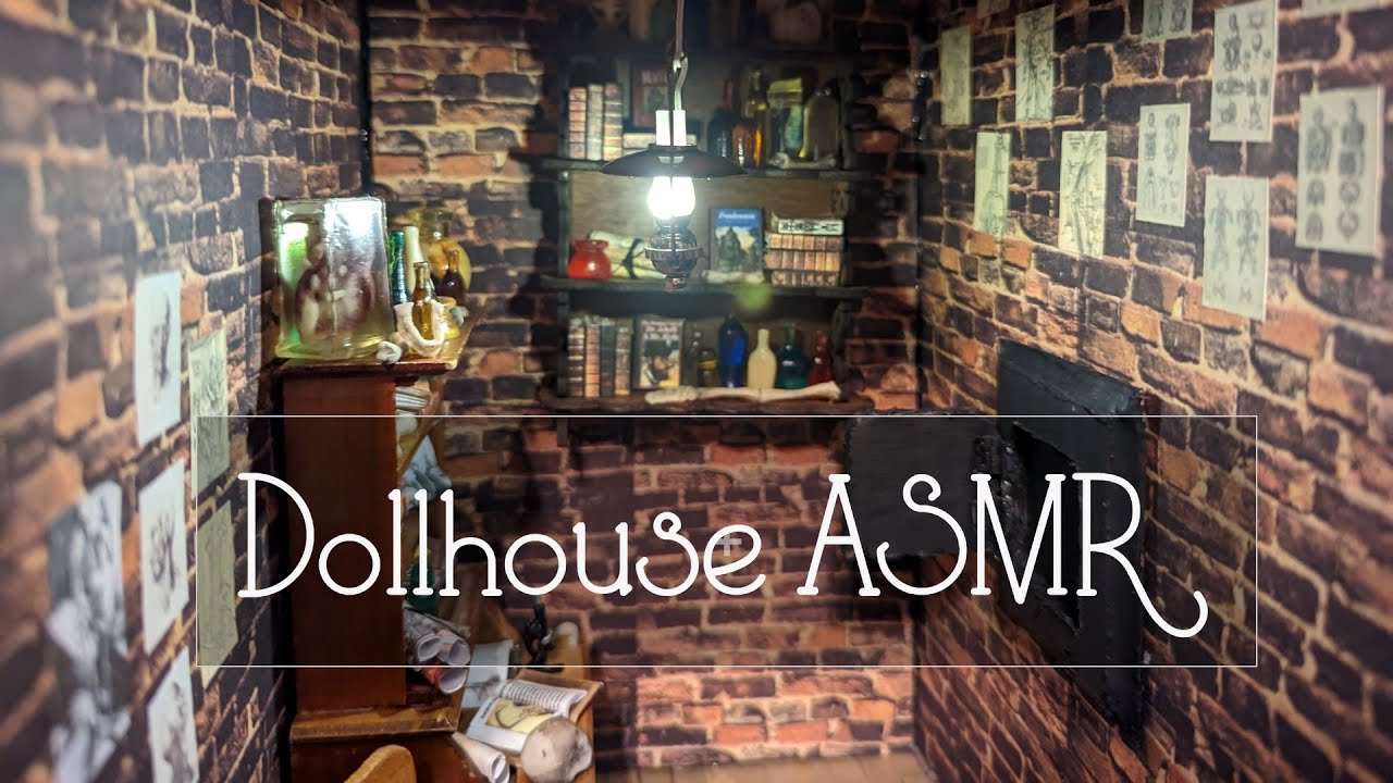 ASMR | My Victorian Dollhouse Made From Scratch | Craft ASMR