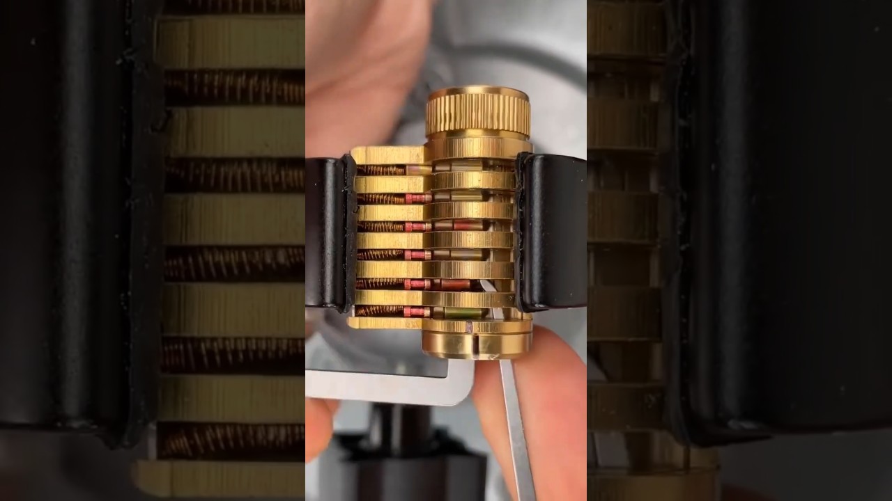 Mastering Security Pins: Raking vs. Single Pin Picking (SPP) on a Cutaway Lock