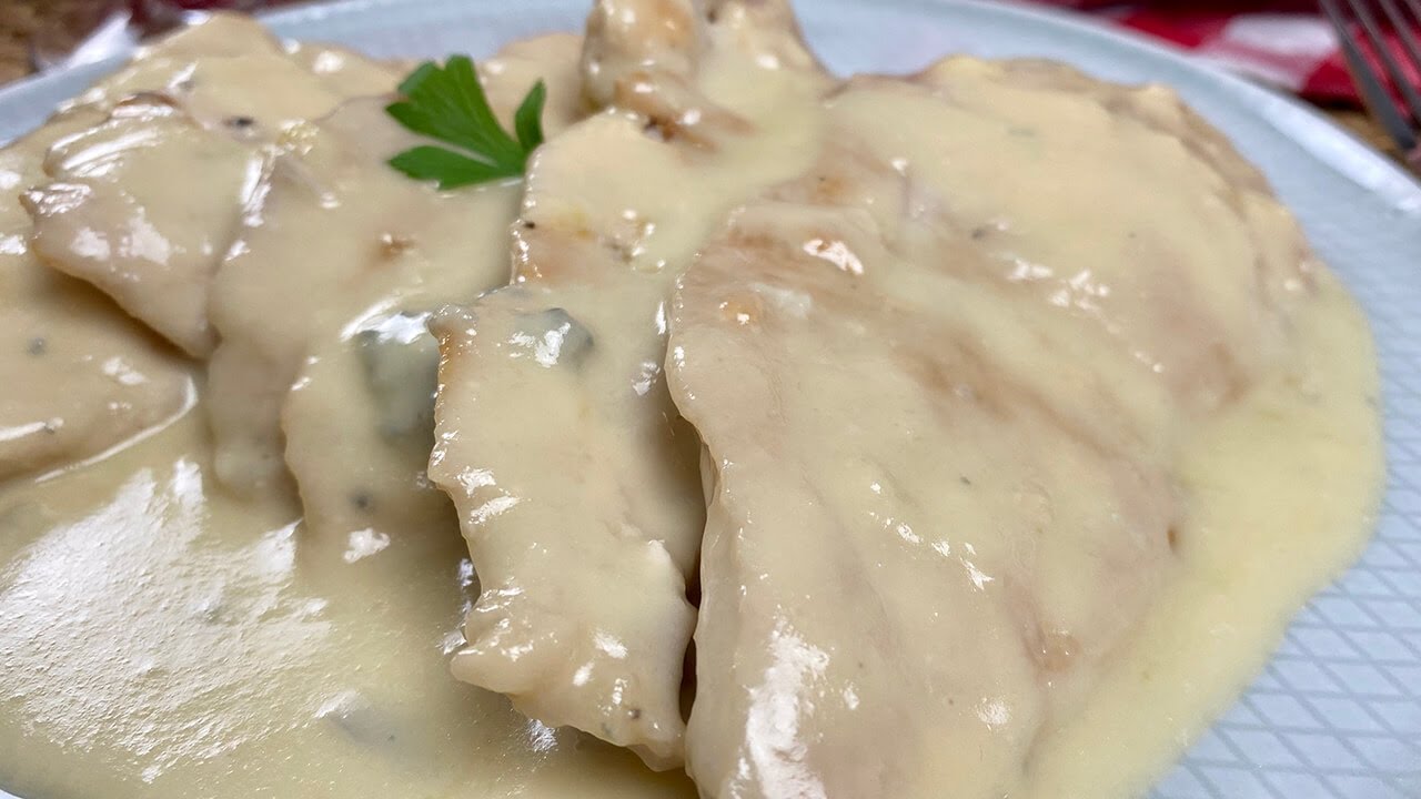 🧀🧀 POLLO EN SALSA 4 QUESOS!! 🧀🧀 I LA RECETA M&Aacute;S F&Aacute;CIL 🥳🥳