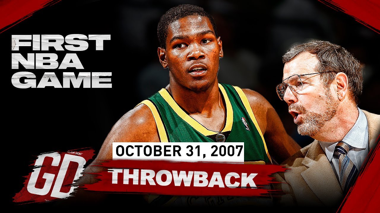 When Kevin Durant Made His Official NBA Debut 🔥 FIRST NBA Game