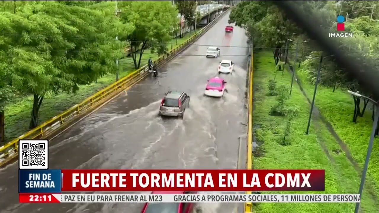 Lluvias provocan la caída de árboles, encharcamientos y el desborde de una presa en CDMX| Imagen