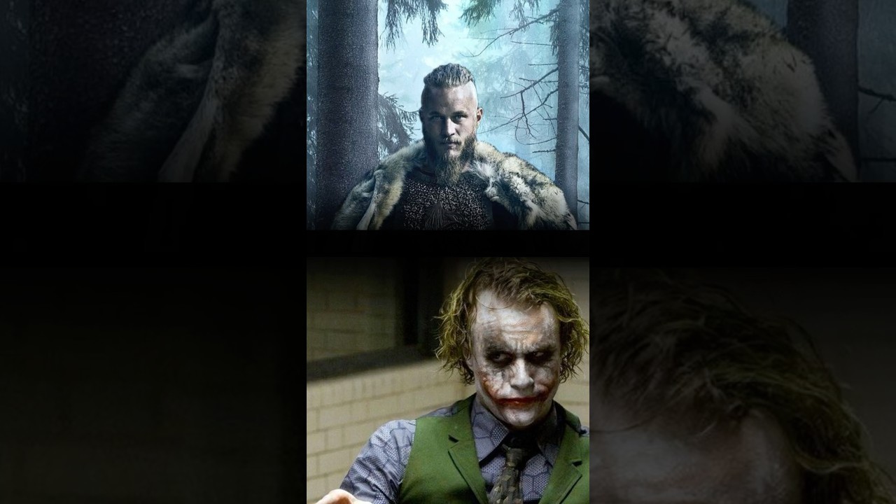 Joker vs Ragnar. Who is more stronger? #motivationalspeech #joker #ragnar #vikings #wisdom #shorts