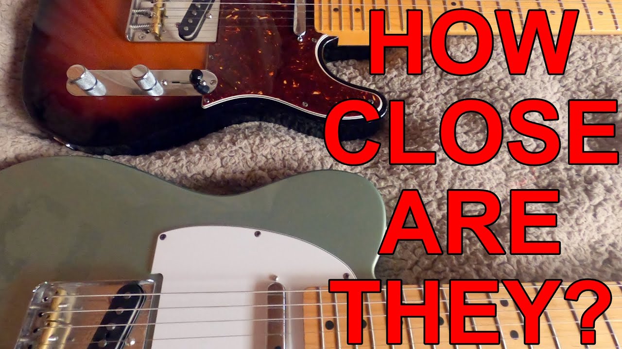 How close do two similar guitars sound?