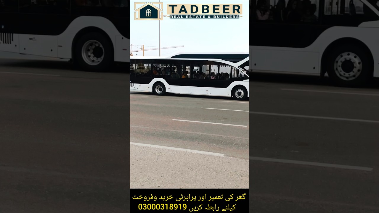 EV Bus Service Bahria Town Karachi 
