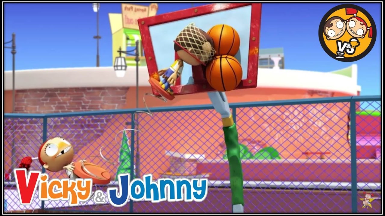 Vicky & Johnny | Episode 10 | BASKET BALL | Full Episode for Kids | 2 MIN