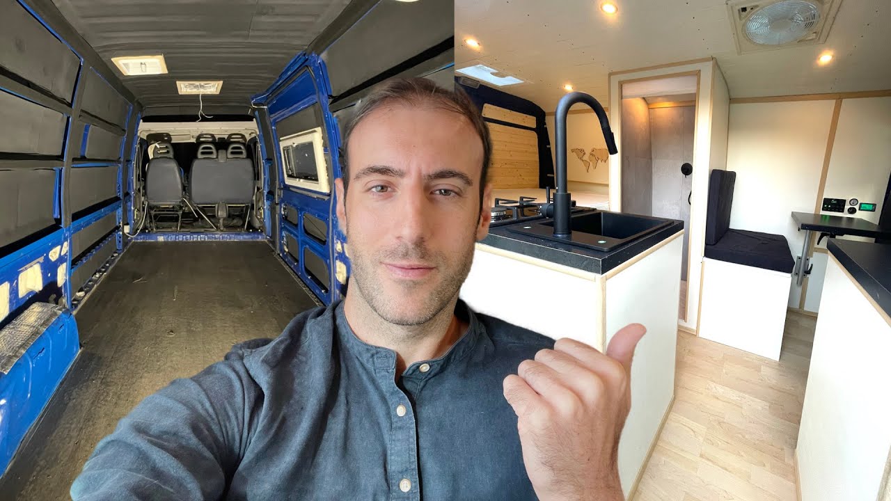 Incredibile trasformazione: da furgone a casa su ruote | Timelapse camperizzazione Fiat Ducato