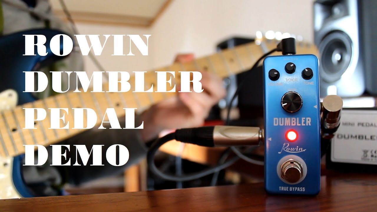 Rowin Dumbler pedal demo (single coils) | Fender stratocaster plus
