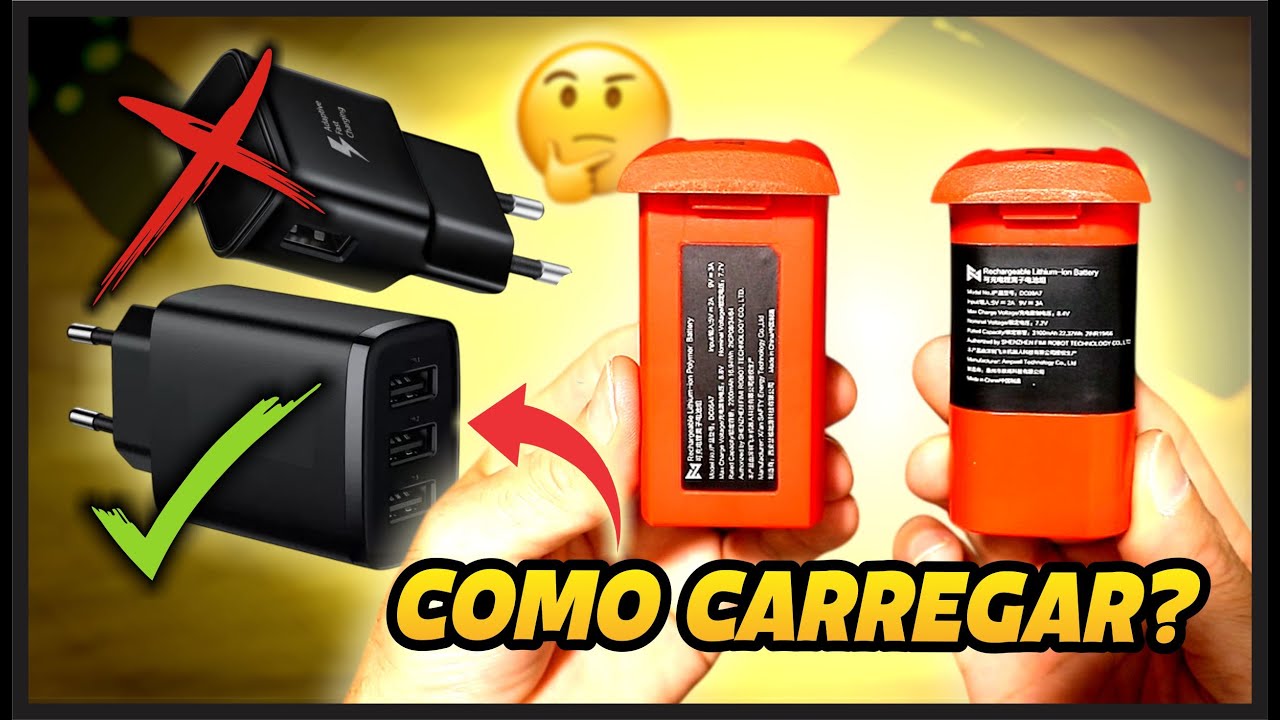 DRONE FIMI MINI 3 - Como Carregar a Bateria e qual CARREGADOR Utilizar