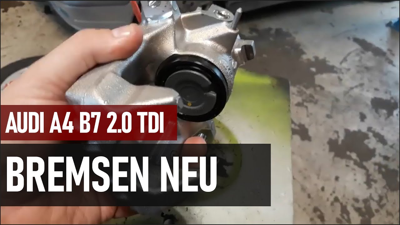 Audi A4 B7 2.0 TDI | Neue Bremssattel hinten #cars #tutorial #diy