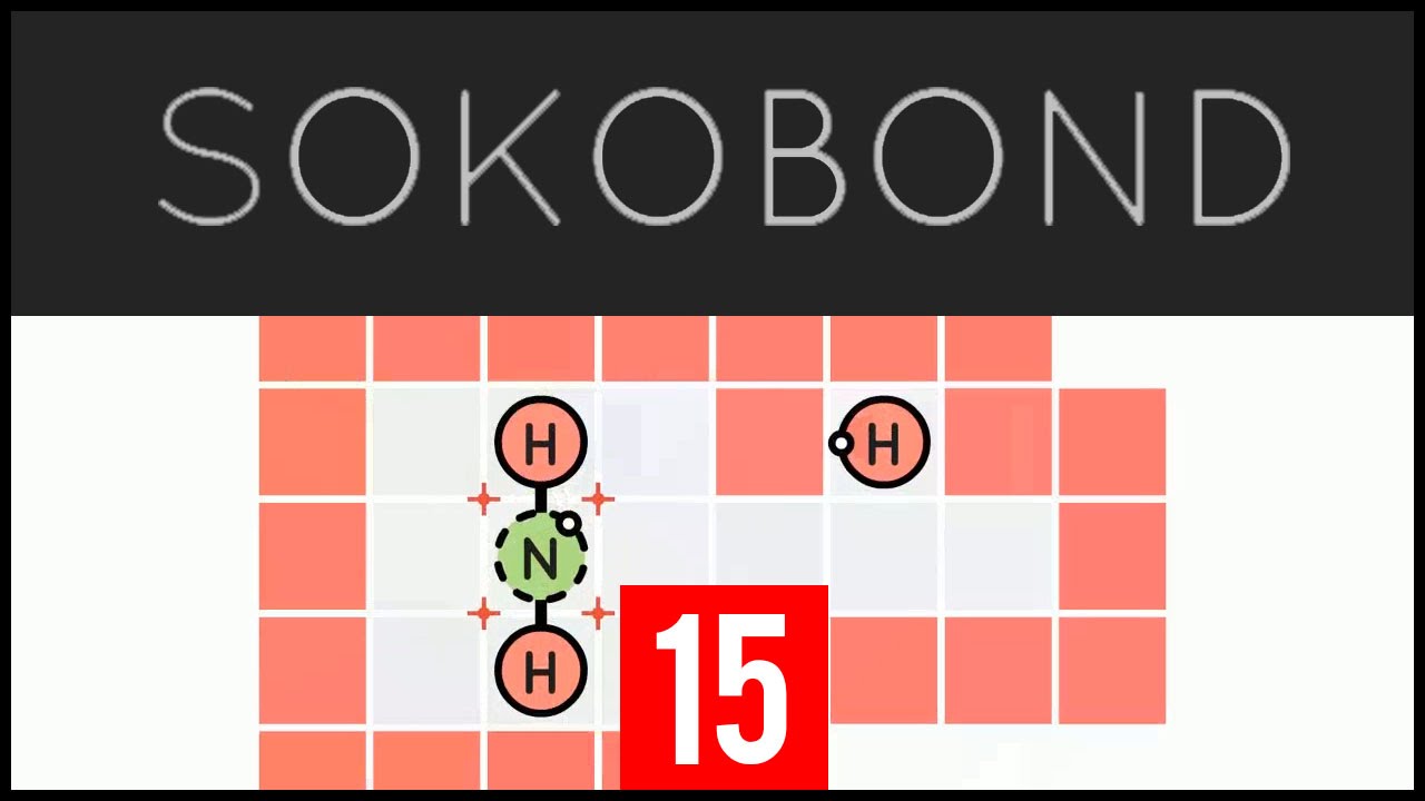Sokobond Puzzle Walkthrough | 15 | Small Key