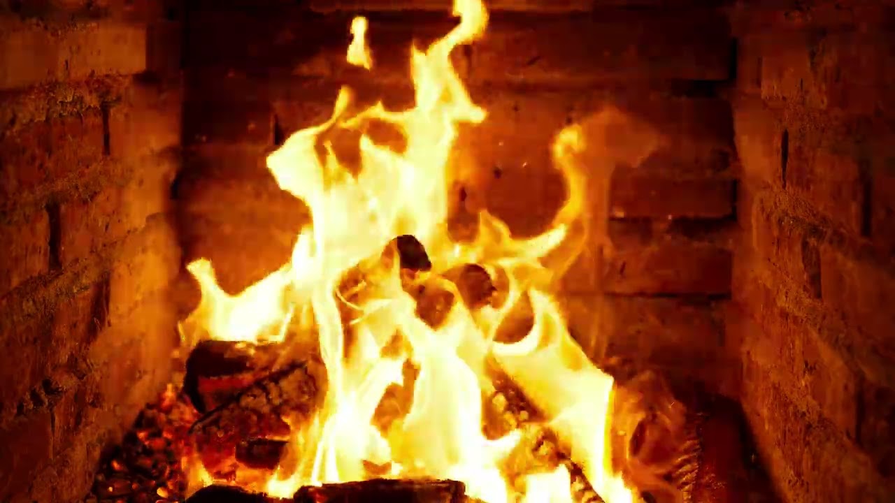 Smooth Jazz Winter Night Hearth Drift &ndash; Sax Calm with Soft 4K Fireplace