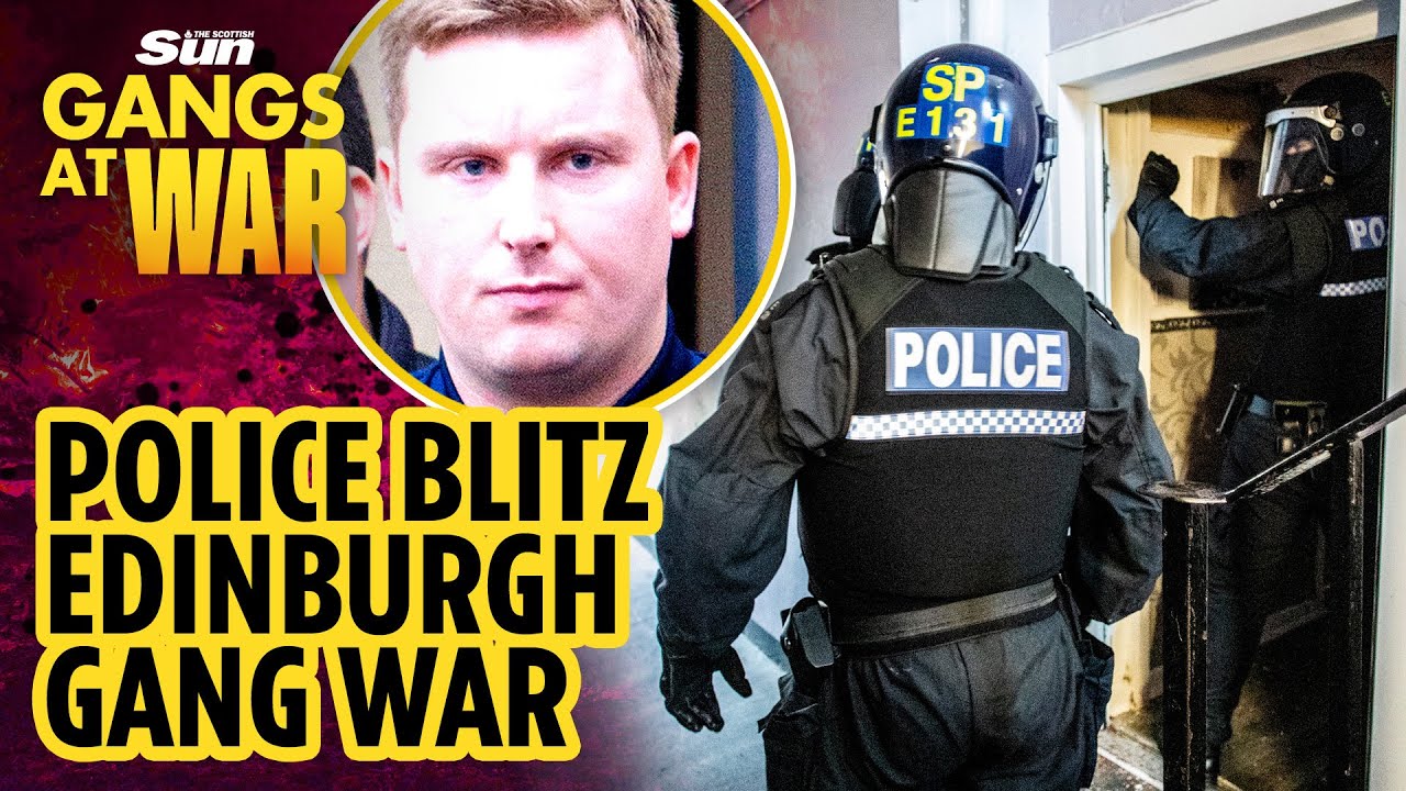 Inside explosive Edinburgh gang war turf battle blitzed by armed cops