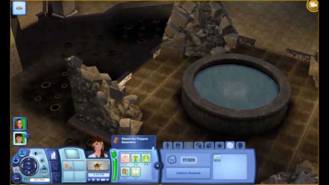 (Sims 3 World Adventures) Getting Cursed Part 1