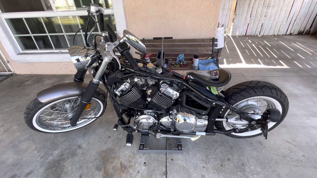 How To Relocate A Start Kill Switch On Your Yamaha Vstar 650 XVS650 Bobber Build