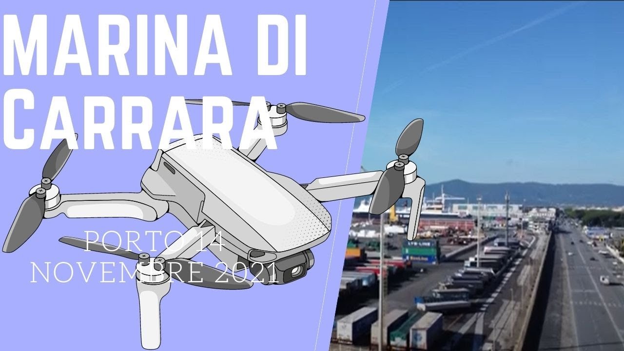 Marina di Carrara - Porto con il drone