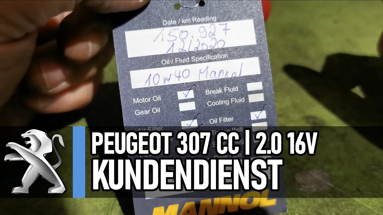 Peugeot 307 CC 2.0 16V | Kundendienst / Inspektion / Service - Alles fliegt raus! [233] 👨‍🔧
