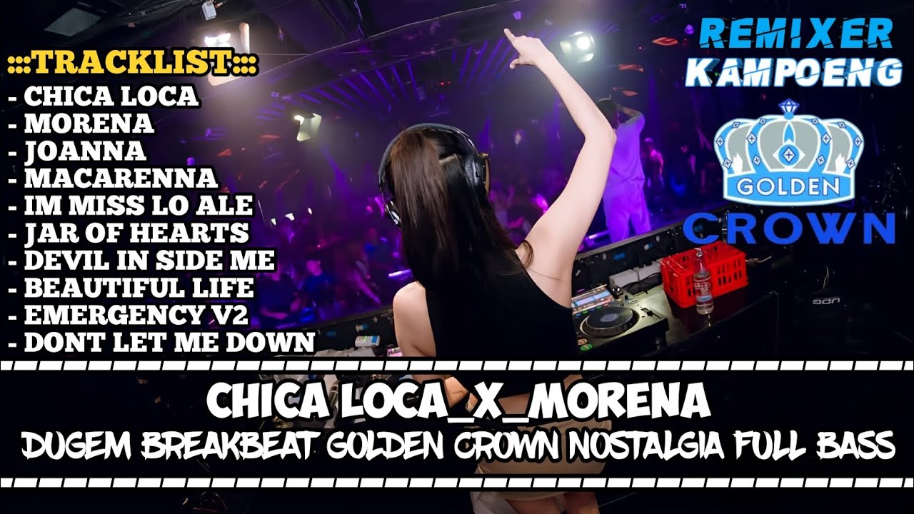 DJ BREAKBEAT CHICA LOCA GOLDEN CROWN Vol 2 |  DUGEM BREAKBEAT GOLDEN CROWN PALING ENAK FULL BASS