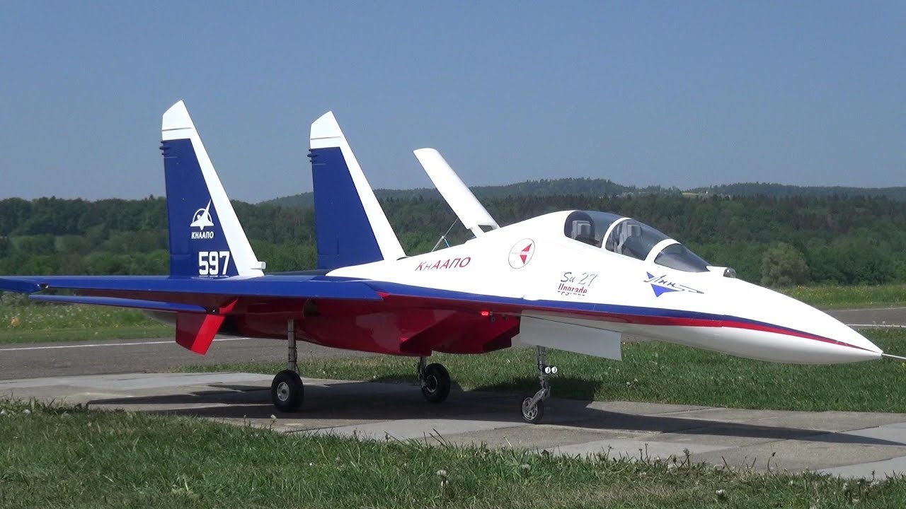 Brand New Sukhoi Su-27 with Vektor Thrust RC Twin-Turbine Model Jet by M.Sannwald