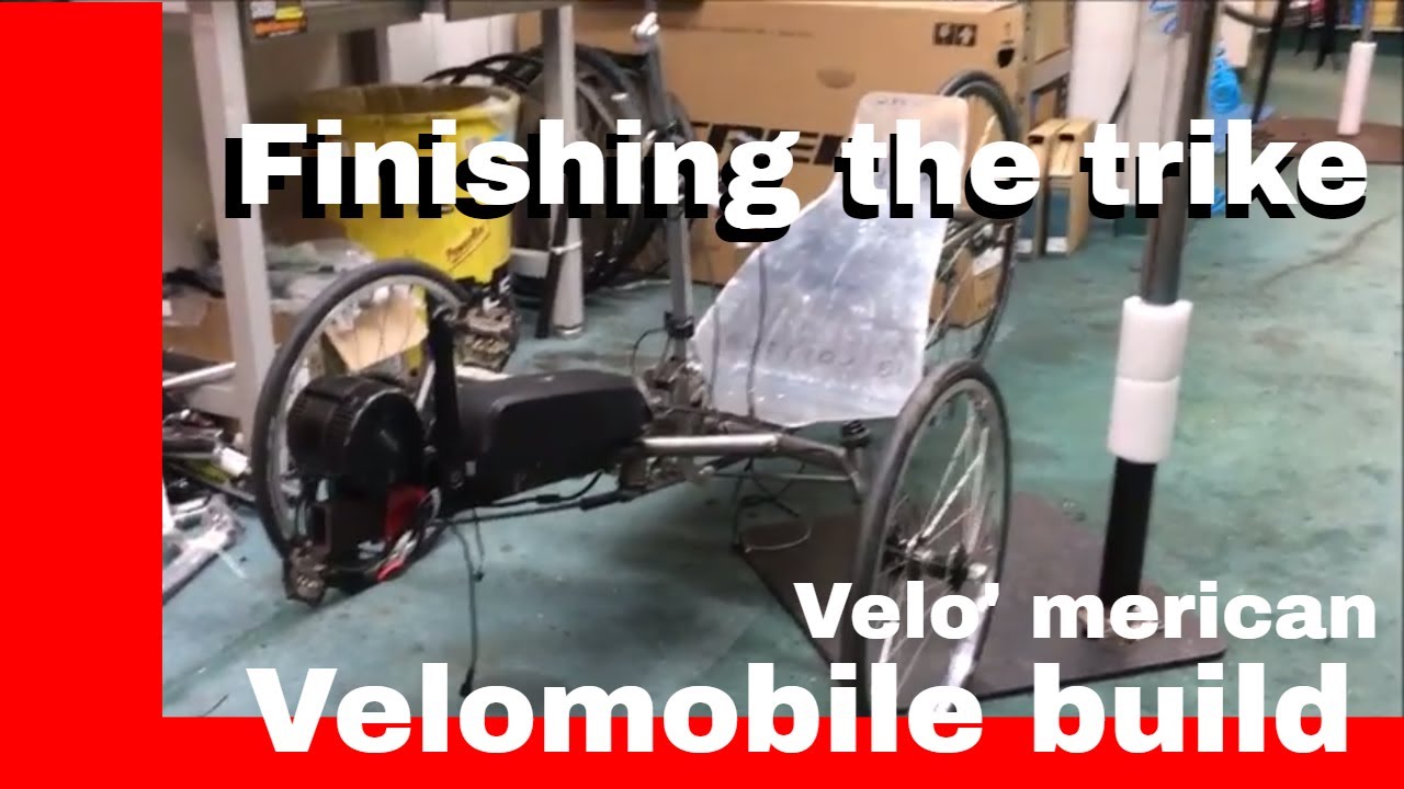 Velomobile Trike frame finishing