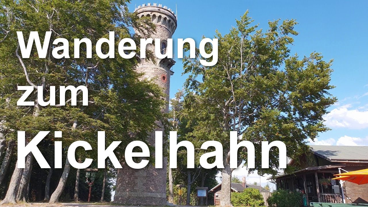 Wanderung zum KICKELHAHN vom Campus Ilmenau (in 4K), im Rekordsommer 2018