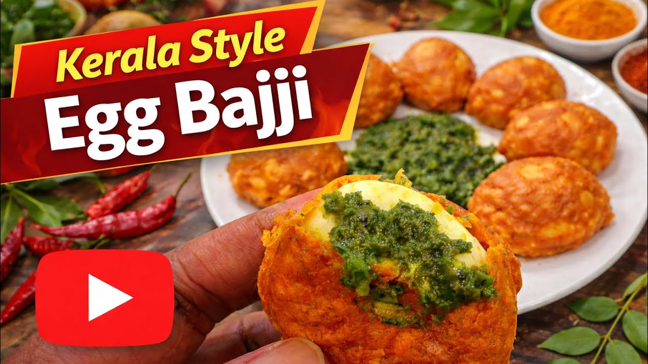 നാടൻ മുട്ട ബജ്‌ജി 😋| Egg Bujji Kerala Style