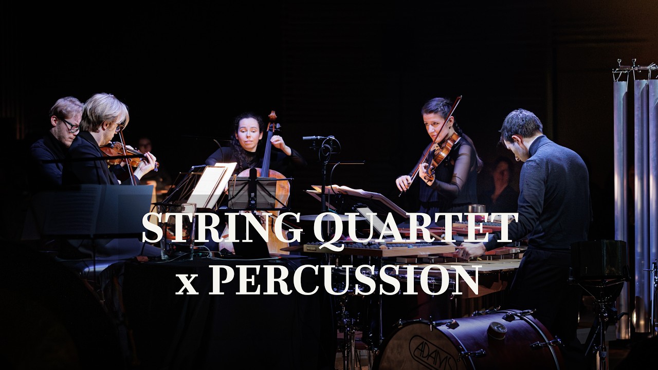 Time is how you spend your love – String Quartet & Percussion | DOMNIQ & Marmen Quartet