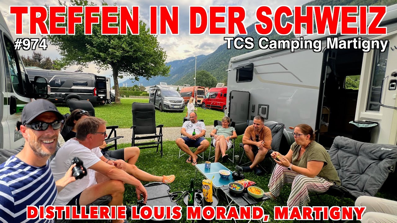 #974 Start Wallis Treffen, TCS Camping Martigny, Besichtigung Distillerie Morand, Subaru Naters