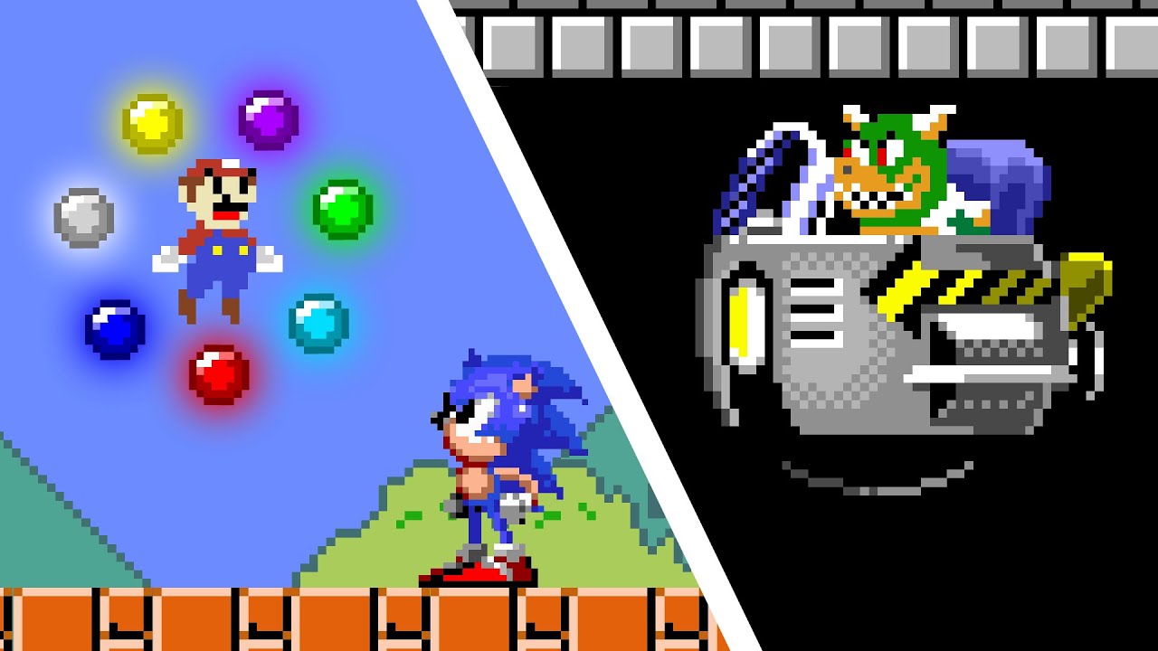 If Mario takes Sonic's Chaos Emeralds