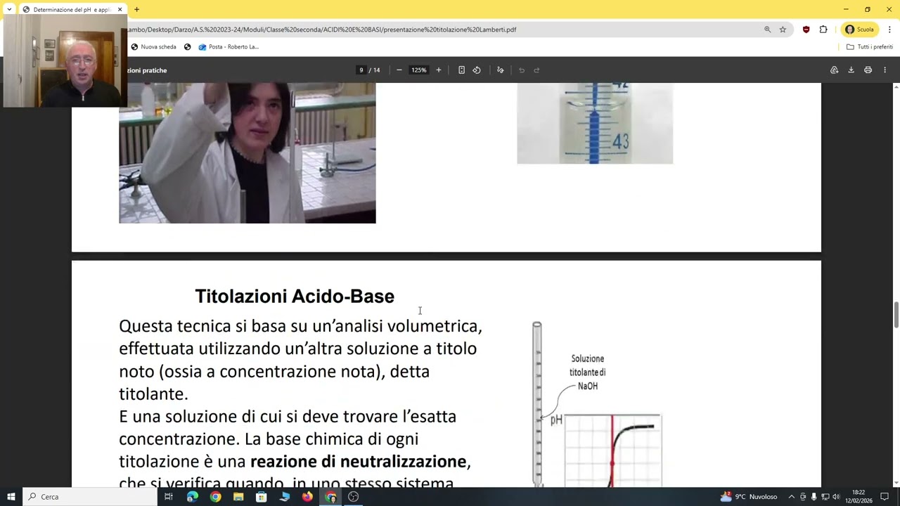 TITOLAZIONE ACIDO-BASE