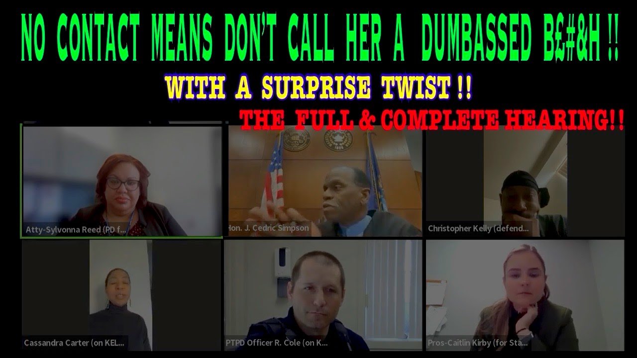 NO CONTACT MEANS DONT CALL HER A DUMASSED B&%^H !!  WITH A SURPRISE TWIST!