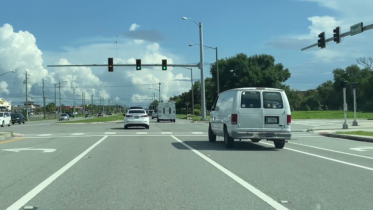 Driving Inside Melbourne FL