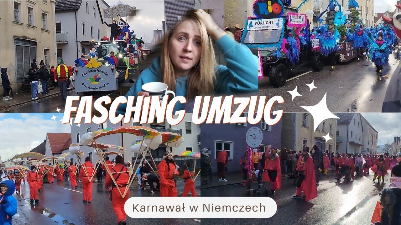 VLOG: FASCHING UMZUG🥳 / KARNAWAŁ W NIEMCZECH🤯 #impreza #fasching #umzug #niemcy #dzieci #vlog 