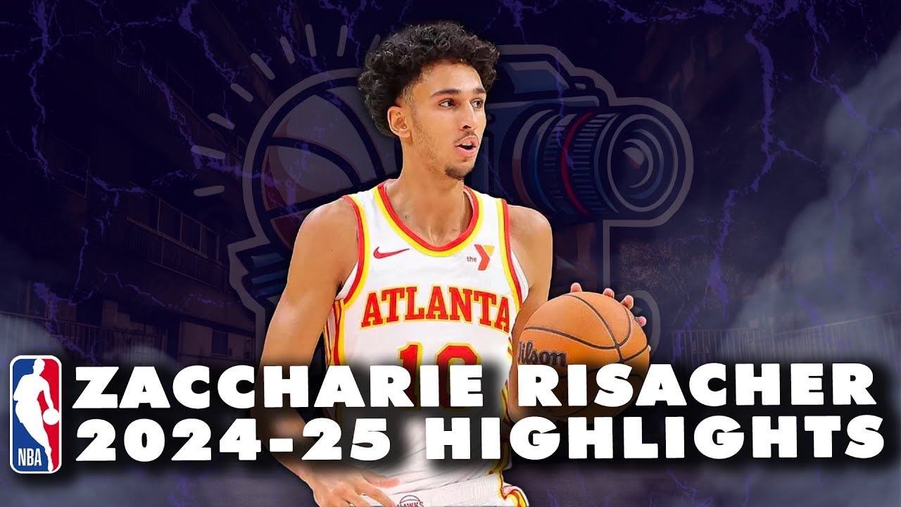 🔥Zaccharie Risacher 2024-25 NBA season highlights with the Atlanta Hawks
