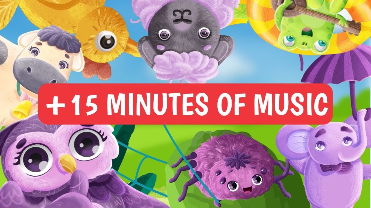 +15 MINUTES OF BILINGUAL NURSERY RHYMES! | Learn Spanish & English for Kids!