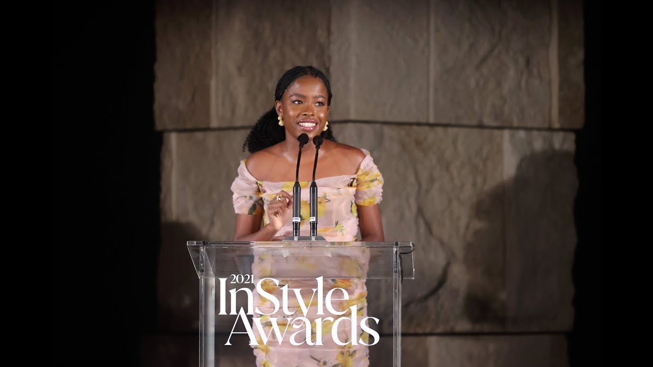 Amanda Gorman Surprises Simone Biles With an Original Poem | InStyle Awards 2021