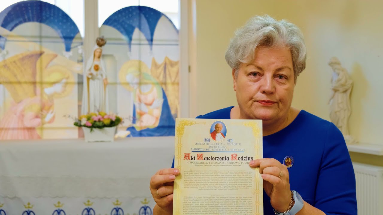 Film z Polski - Zawierzenie Niepokalanemu Sercu Maryi, Królowej Korony Polski, 25 marzec, 2021