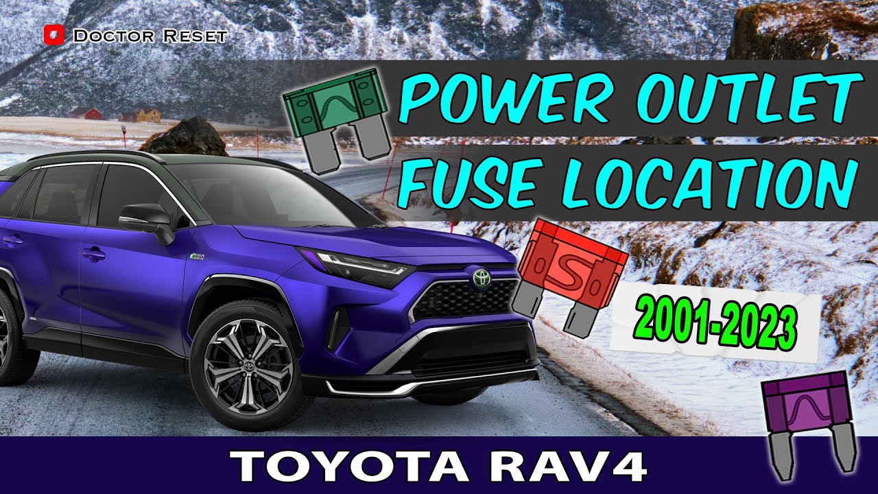 Toyota RAV4: где найти предохранитель розетки прикуривателя (2001-2023)