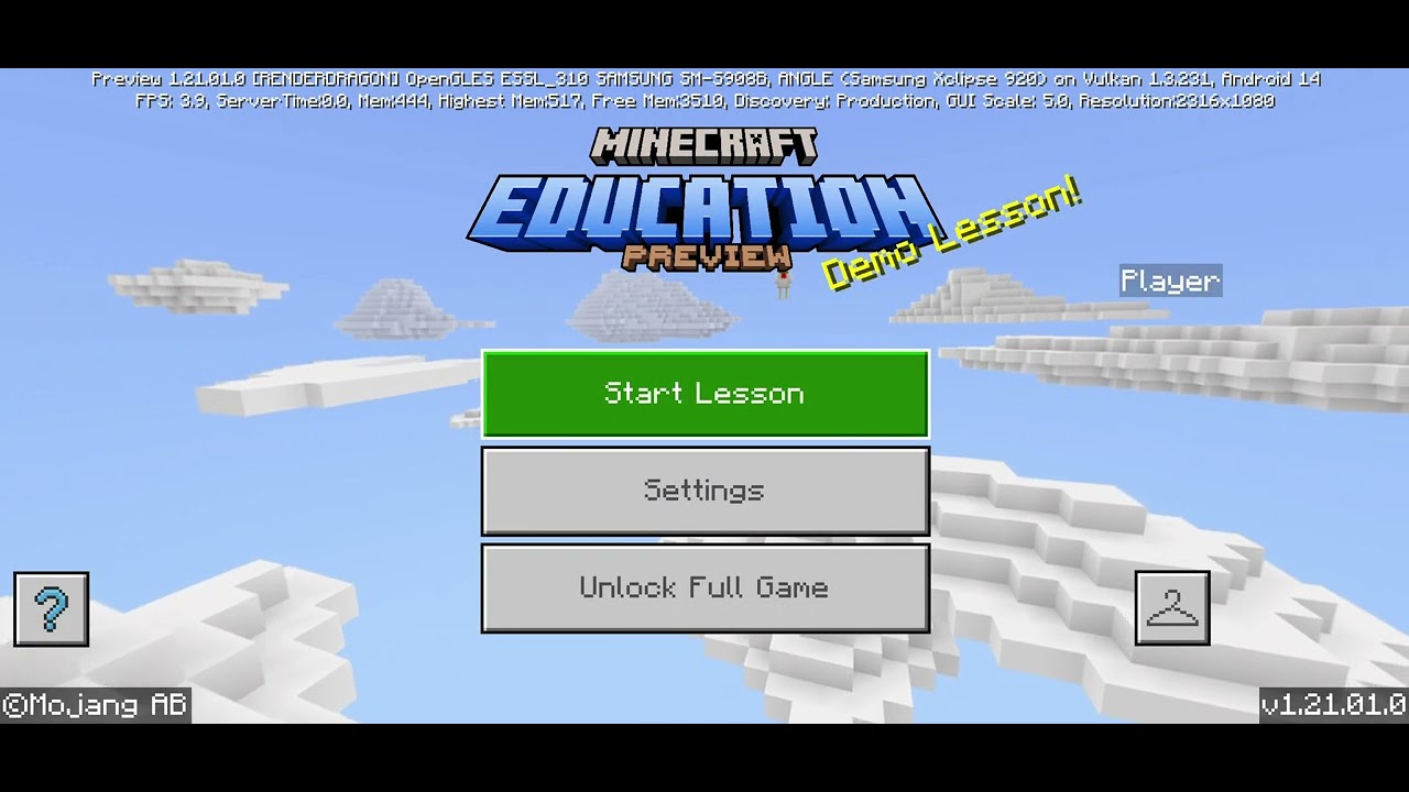 Minecraft Education Preview Longplay