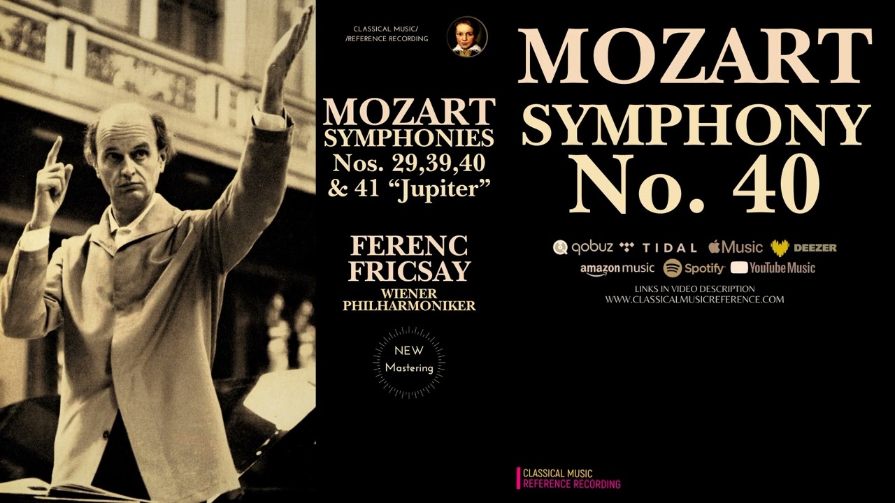 Mozart - Symphony No. 40 in G, K. 550 / 2023 Remastered (reference recording: Ferenc Fricsay)
