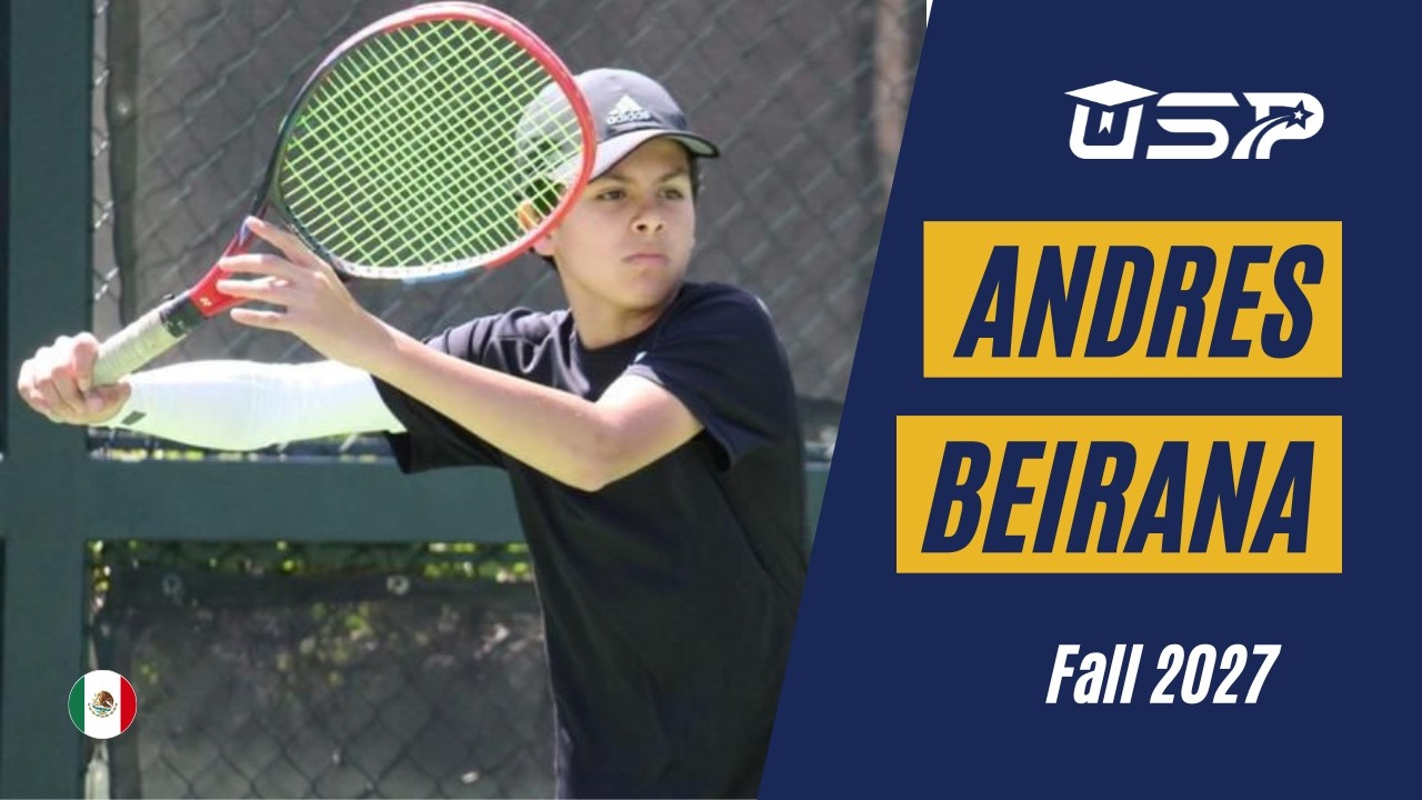 Andres Beirana - Tennis Recruiting Video - Fall 2027