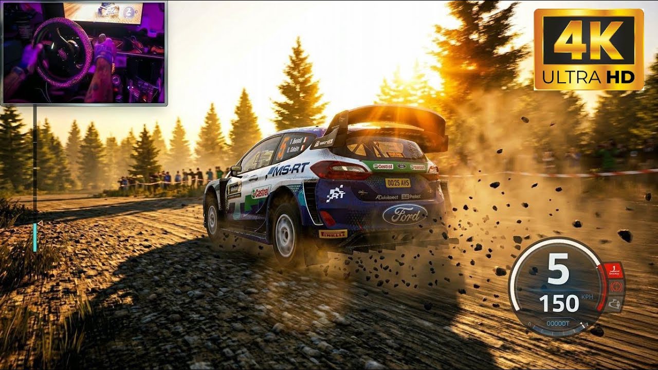 WRC EA 4K | Ford Fiesta WRC - Thermaltake G6 Gameplay - Rally VietnamTeam