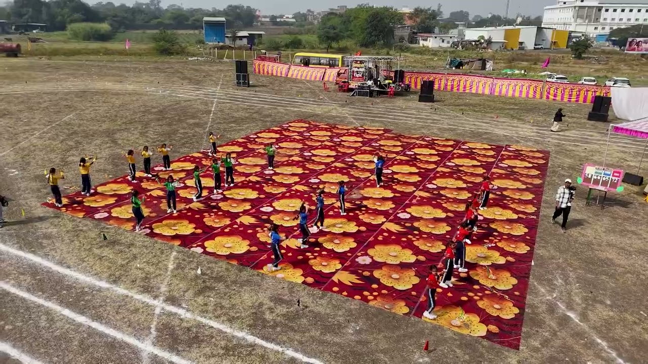 Class III & IV Dumble Dance Performance 🏋️‍♂️🎶 | 11th Annual Sports Meet | Vidyangan Academy