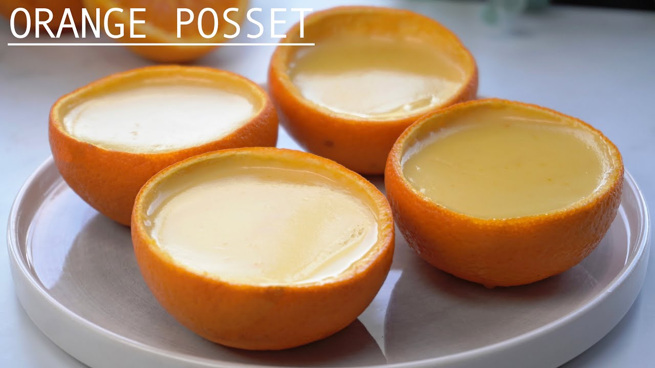 Нежнейший апельсиновый поссет 🍊 Простой рецепт десерта