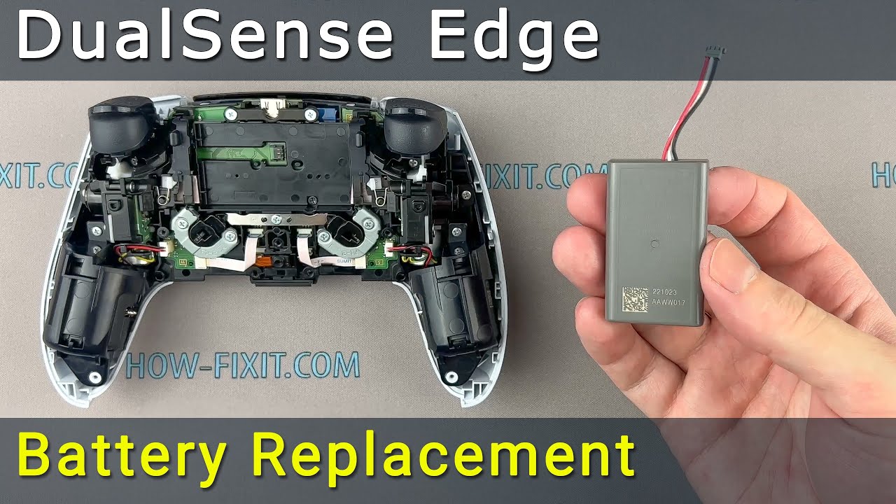 Замена батареи DualSense Edge — пошаговое руководство