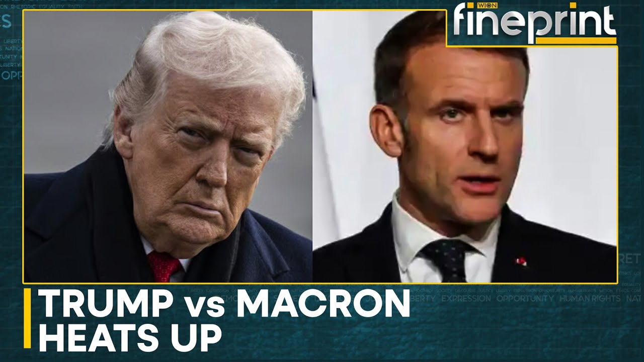 Angry Trump Says Macron Going to Be Out of Office in a Few Months | Race To Power | WION