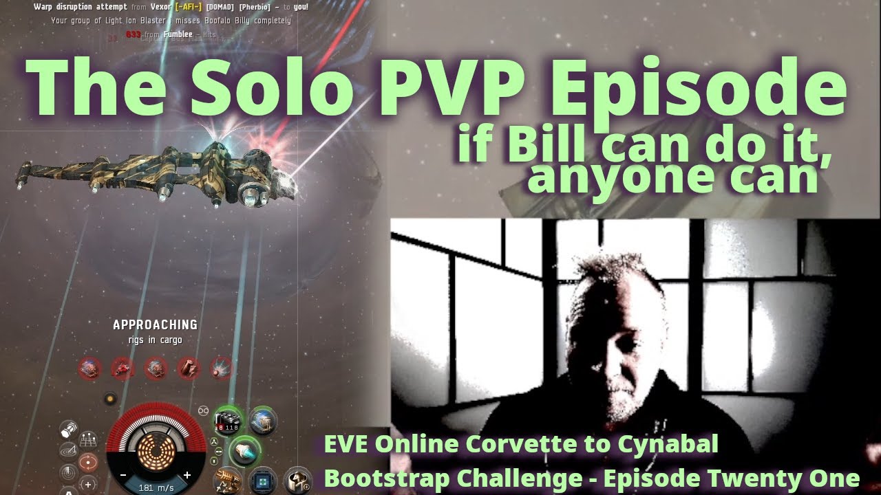 Ты достаточно хорош для одиночного PVP! – EVE Online Corvette to Cynabal Bootstrap Challenge – Эп...